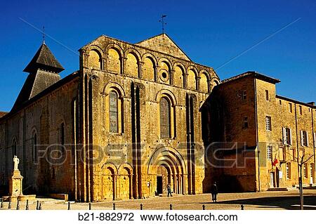 Abbey church, Cadouin, Dordogne, Aquitaine, France View Large Photo Image Stock Image - Abbey church, Cadouin, Dordogne, Aquitaine, France. Fotosearch