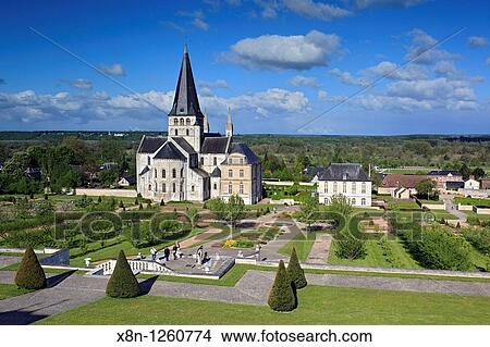 Abbey church of St Georges, Saint-Martin-de-Boscherville, Seine-Maritime department, Upper Normandy, France View Large Photo Image Picture - Abbey church of St Georges, Saint-Martin-de-Boscherville, Seine-Maritime department, Upper Normandy, France. Fotosearch