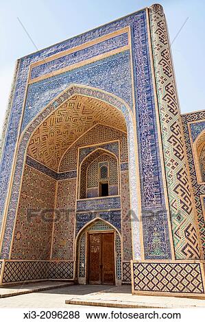 Stock Photo - Abdullah Khan Madrasah, also known as Abdulloxon Madrasah, Bukhara, Uzbekistan.. Fotosearch
