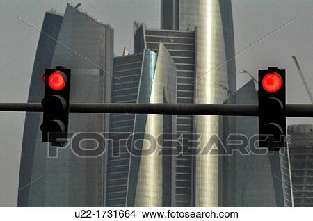 Abu Dhabi, United Arab Emirates: modern skyscrapers View Large Photo Image Picture - Abu Dhabi, United Arab Emirates: modern skyscrapers. Fotosearch
