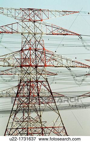 Abu Dhabi, United Arab Emirates: electricity pylon in the desert View Large Photo Image Stock Photo - Abu Dhabi, United Arab Emirates: electricity pylon in the desert. Fotosearch