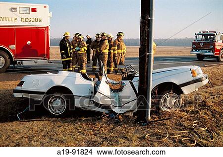 Picture - Accident car. Fotosearch