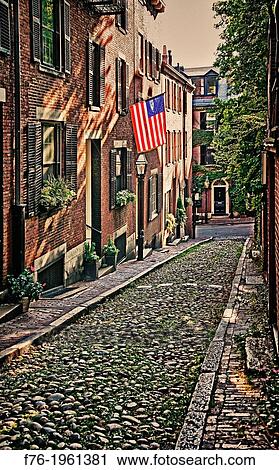 Acorn street is located on Beacon Hill is one of the most famous streets in Boston, MA. It dates back to the 1820s and is an historical, narrow and paved with little stones and is a favourite tourist attraction. View Large Photo Image Stock Image - Acorn street is located on Beacon Hill is one of the most famous streets in Boston, MA. It dates back to the 1820s and is an historical, narrow and paved with little stones and is a favourite tourist attraction.. Fotosearch
