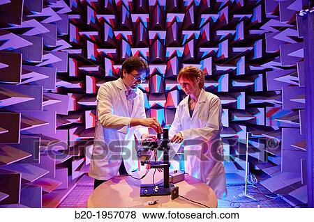 Acoustic chamber. EMC & Telecom Lab. Certification of Low Voltage Electrical & Electronic Products. Technological Services to Industry. Tecnalia Research & innovation, Bizkaia, Basque Country, Spain. View Large Photo Image Stock Photo - Acoustic chamber. EMC & Telecom Lab. Certification of Low Voltage Electrical & Electronic Products. Technological Services to Industry. Tecnalia Research & innovation, Bizkaia, Basque Country, Spain.. Fotosearch
