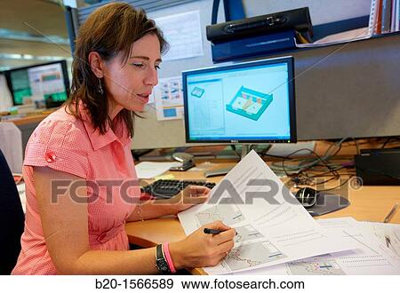 Stock Photo - Acoustic simulation for product development and building systems, Research on building materials, Tecnalia Research & Innovation, Zamudio, Bizkaia, Basque Country, Spain. Fotosearch