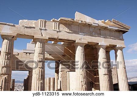 Acropolis, Ruins, Athens, Greece, Europe View Large Photo Image Stock Photography - Acropolis, Ruins, Athens, Greece, Europe. Fotosearch