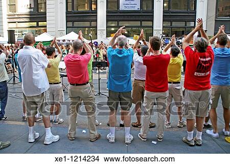 acting gay, Broadway, New York, USA View Large Photo Image Picture - acting gay, Broadway, New York, USA. Fotosearch