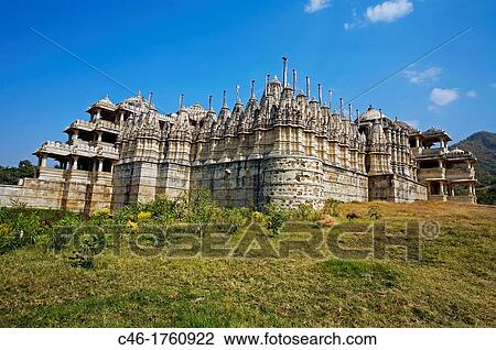 Adinath temple built 15th century Ranakpur Rajasthan India. View Large Photo Image Stock Image - Adinath temple built 15th century Ranakpur Rajasthan India.. Fotosearch
