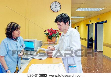 Admission desk at emergency area of hospital View Large Photo Image Stock Image - Admission desk at emergency area of hospital. Fotosearch
