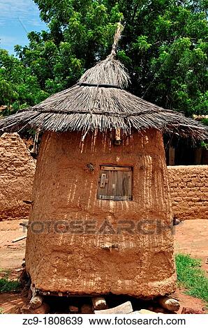 Adobe granary for millet Mali View Large Photo Image Stock Photo - Adobe granary for millet Mali. Fotosearch