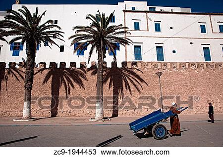 Adobe wall closing Essaouira medina, Morocco. View Large Photo Image Stock Image - Adobe wall closing Essaouira medina, Morocco.. Fotosearch