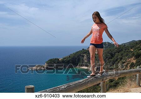 adolescent in Costa Brava View Large Photo Image Stock Image - adolescent in Costa Brava. Fotosearch