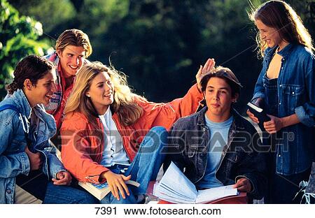 Adolescents learning View Large Photo Image Stock Image - Adolescents learning. Fotosearch