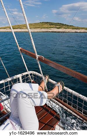Stock Photograph - Adriatic holidays, Kornati islands in Croatia. Fotosearch
