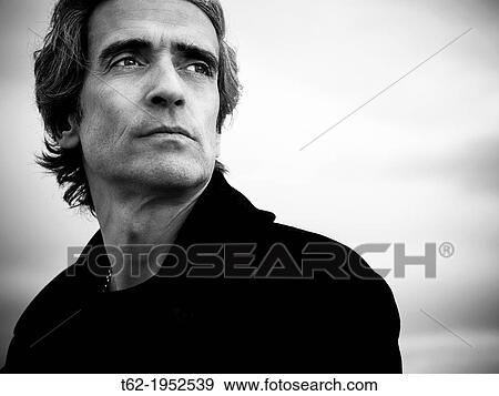 Adult European looks to the future. View Large Photo Image Stock Photo - Adult European looks to the future.. Fotosearch
