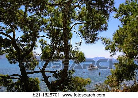 Aegean Sea on the Resadiye semi-island, Turkey View Large Photo Image Stock Image - Aegean Sea on the Resadiye semi-island, Turkey. Fotosearch