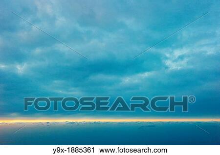 Aerial images of the blue sky and sunset View Large Photo Image Stock Image - Aerial images of the blue sky and sunset. Fotosearch
