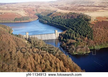 Aerial oblique shot of the Howden Dam on The Ladybower Reservoir, Derbyshire, England View Large Photo Image Stock Image - Aerial oblique shot of the Howden Dam on The Ladybower Reservoir, Derbyshire, England. Fotosearch