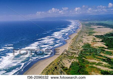 Aerial over Mad River Beach, near Arcata, Humboldt County, CALIFORNIA. View Large Photo Image Stock Image - Aerial over Mad River Beach, near Arcata, Humboldt County, CALIFORNIA.. Fotosearch