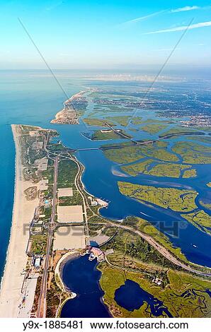 Stock Image - Aerial photos of New York. Fotosearch