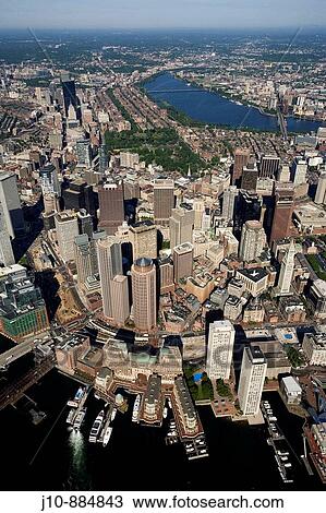 Aerial view, Boston, Massachusetts, USA View Large Photo Image Stock Image - Aerial view, Boston, Massachusetts, USA. Fotosearch