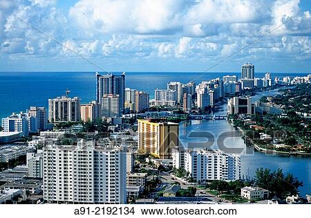 Aerial view, City of (South) Miami Beach, Florida, United States of America (USA). View Large Photo Image Picture - Aerial view, City of (South) Miami Beach, Florida, United States of America (USA).. Fotosearch