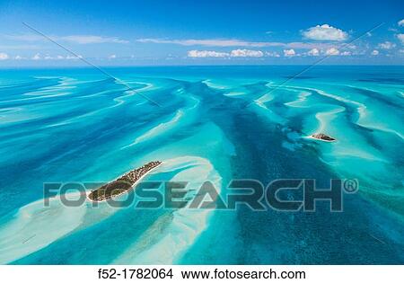 Aerial view, Eleuthera, Bahamas, America. View Large Photo Image Picture - Aerial view, Eleuthera, Bahamas, America.. Fotosearch