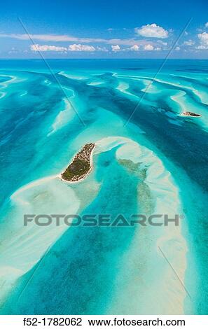 Aerial view, Eleuthera, Bahamas, America. View Large Photo Image Stock Image - Aerial view, Eleuthera, Bahamas, America.. Fotosearch