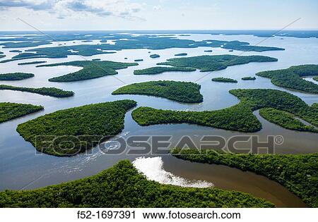 Aerial view, Everglades Natuional Park, FLORIDA, USA, AMERICA. View Large Photo Image Stock Image - Aerial view, Everglades Natuional Park, FLORIDA, USA, AMERICA.. Fotosearch
