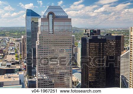 Aerial view of Downtown Calgary in Alberta, Canada View Large Photo Image Stock Image - Aerial view of Downtown Calgary in Alberta, Canada. Fotosearch