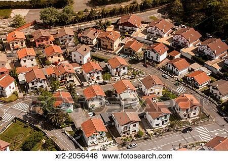 Aerial view of Irun, Guipuzcoa, Basque Country, Spain View Large Photo Image Stock Photo - Aerial view of Irun, Guipuzcoa, Basque Country, Spain. Fotosearch