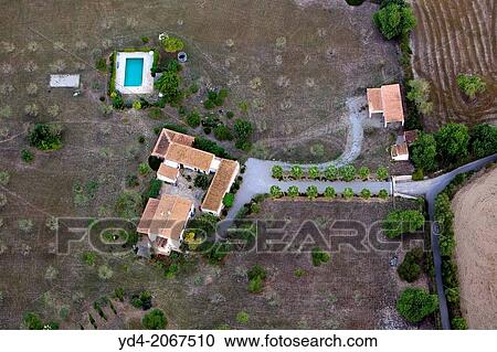 Aerial view of Mallorca lands, Mallorca, Balearic Island, Spain. View Large Photo Image Stock Image - Aerial view of Mallorca lands, Mallorca, Balearic Island, Spain.. Fotosearch