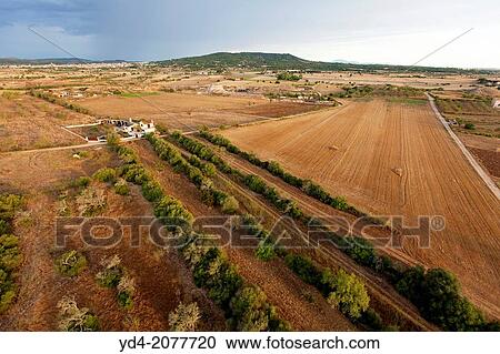 Aerial view of Mallorca, Mallorca, Balearic Island, Spain. View Large Photo Image Stock Image - Aerial view of Mallorca, Mallorca, Balearic Island, Spain.. Fotosearch