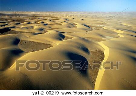 Stock Photo - Aerial view of North West of Namib-Naukluft NP desert, Namibia, Africa.. Fotosearch