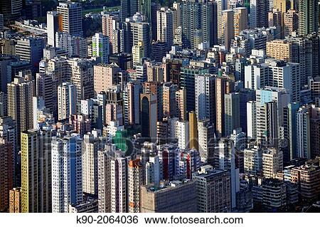 Aerial view of residential buildings of Kowloon, Hong Kong, East Asia View Large Photo Image Stock Photograph - Aerial view of residential buildings of Kowloon, Hong Kong, East Asia. Fotosearch
