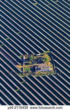 Aerial view of solar farm, Mallorca, Balearic Island, Spain. View Large Photo Image Stock Photo - Aerial view of solar farm, Mallorca, Balearic Island, Spain.. Fotosearch