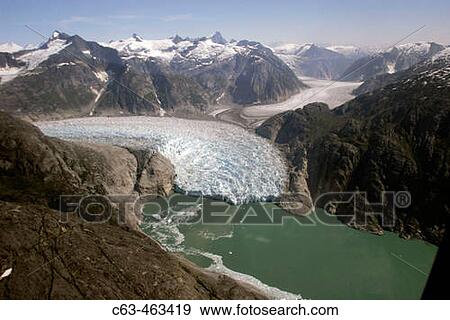 Aerial view of the Le Conte and Patterson Glacier, the Stikine Ice Field, and the mountains surrounding the town of Petersburg, Southeast Alaska, USA. View Large Photo Image Stock Photo - Aerial view of the Le Conte and Patterson Glacier, the Stikine Ice Field, and the mountains surrounding the town of Petersburg, Southeast Alaska, USA.. Fotosearch