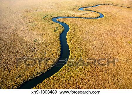 Aerial View of the Okavango Delta, Botswana View Large Photo Image Stock Photo - Aerial View of the Okavango Delta, Botswana. Fotosearch