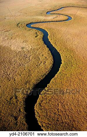 Aerial View of the Okawango Delta, Botswana. View Large Photo Image Stock Image - Aerial View of the Okawango Delta, Botswana.. Fotosearch
