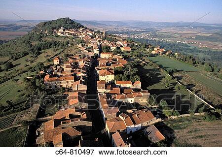 Aerial view on Auvergne region, France View Large Photo Image Stock Photo - Aerial view on Auvergne region, France. Fotosearch