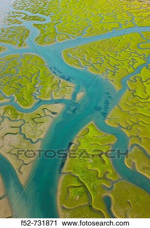 Aerial view on marshlands, Bahia de Cadiz Natural Park. Costa de la Luz, Cadiz province, Andalucia, Spain View Large Photo Image Stock Image - Aerial view on marshlands, Bahia de Cadiz Natural Park. Costa de la Luz, Cadiz province, Andalucia, Spain. Fotosearch