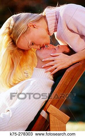 Affectionate kiss View Large Photo Image Stock Image - Affectionate kiss. Fotosearch