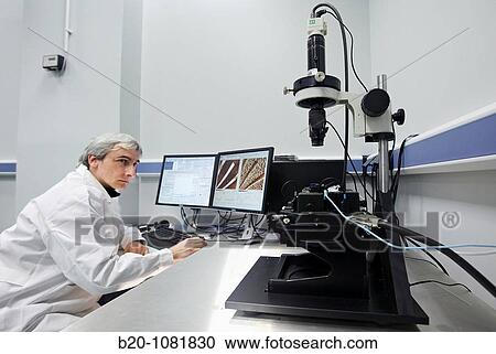 Stock Image - AFM (Atomic Force Microscope), Probe microscopy laboratory, CIC nanoGUNE, Nanoscience Cooperative Research Center, San Sebastian, Gipuzkoa, Euskadi, Spain. Fotosearch