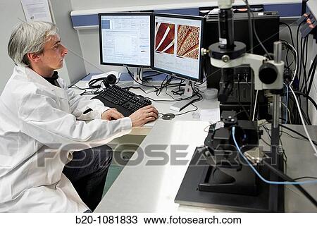 Stock Image - AFM (Atomic Force Microscope), Probe microscopy laboratory, CIC nanoGUNE, Nanoscience Cooperative Research Center, San Sebastian, Gipuzkoa, Euskadi, Spain. Fotosearch