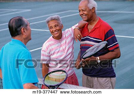 African Amer. couple tennis View Large Photo Image Stock Photo - African Amer. couple tennis. Fotosearch