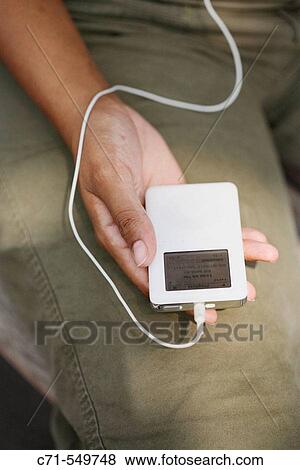 African-American hand holding a IPOD View Large Photo Image Stock Photo - African-American hand holding a IPOD. Fotosearch