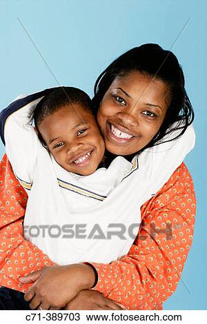 African-american mom & son View Large Photo Image Stock Image - African-american mom & son. Fotosearch