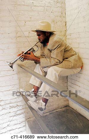 African-american musician/trumpet player View Large Photo Image Stock Photo - African-american musician/trumpet player. Fotosearch