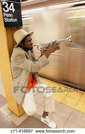African-american musician/trumpet player View Large Photo Image Stock Photo - African-american musician/trumpet player. Fotosearch
