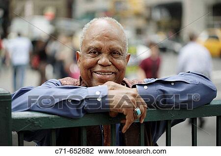 Stock Image - African American senior man. Fotosearch